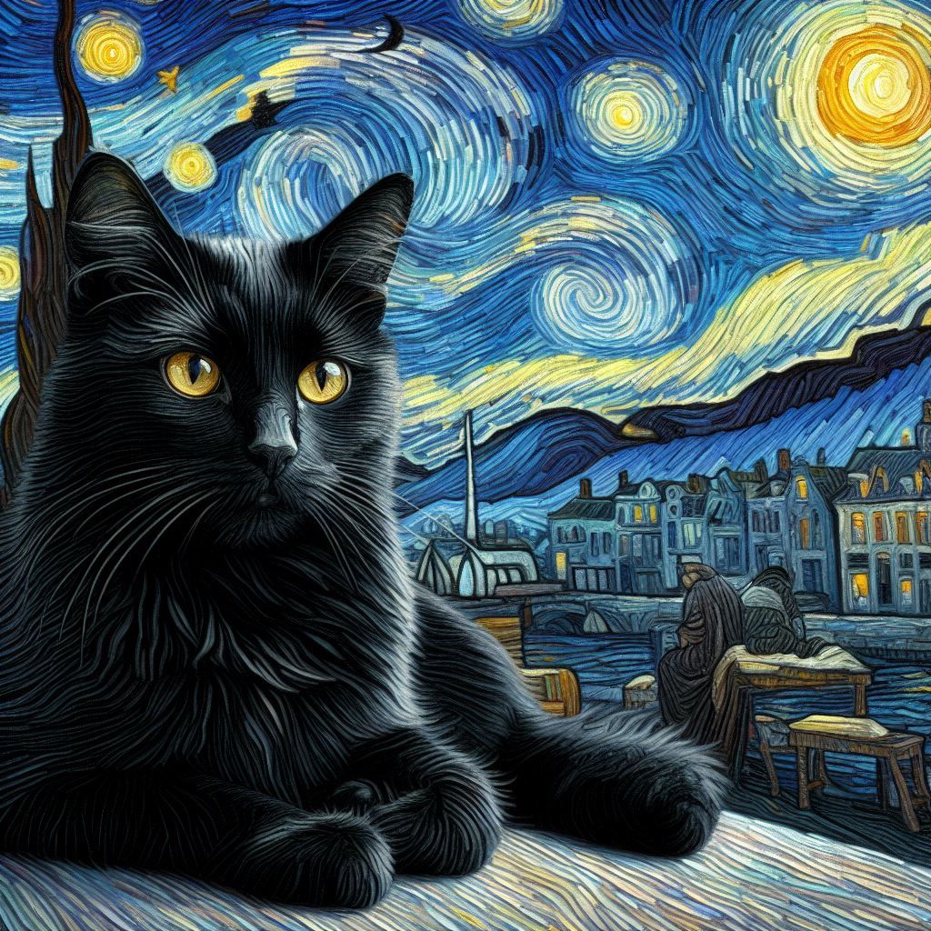 van Gogh Cat