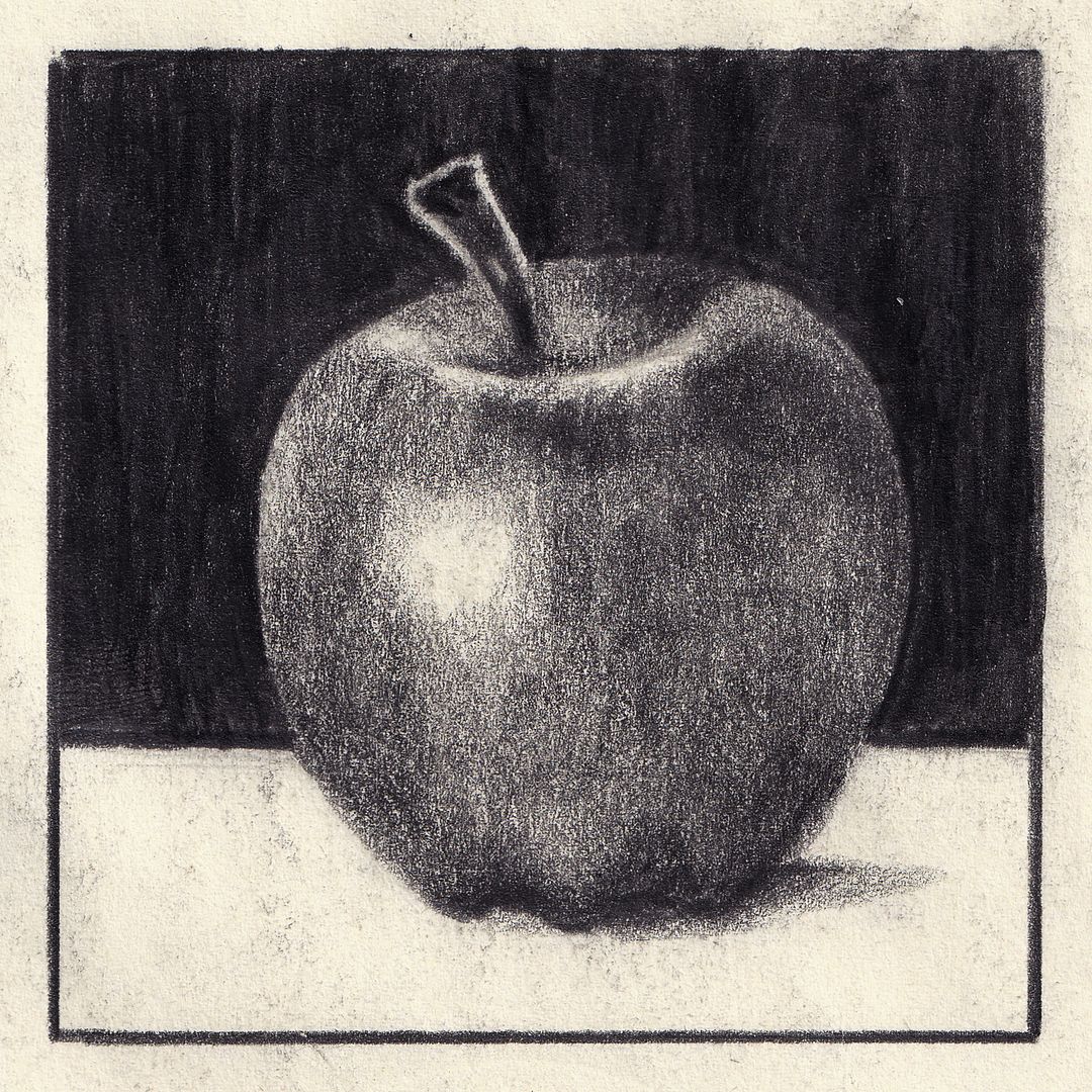 old apple sketch