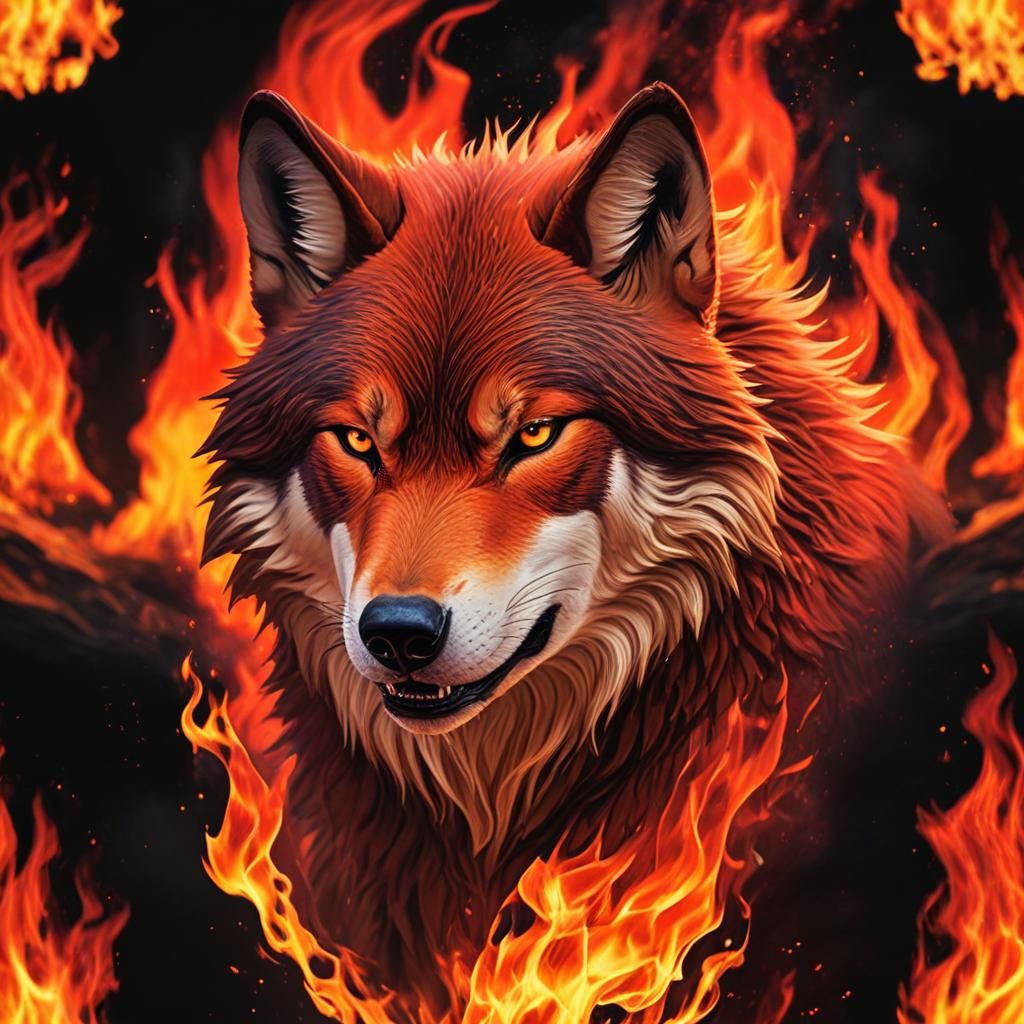 fire wolf