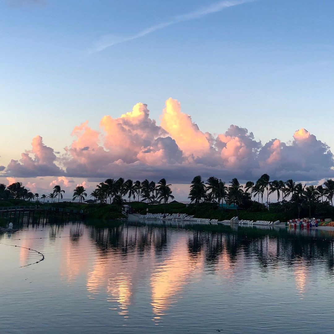 floating clouds