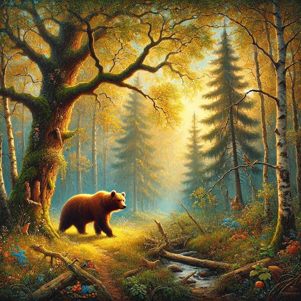 Bear in the forest