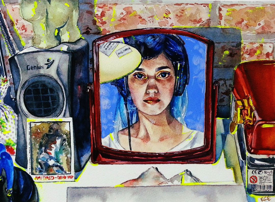 Selfie Watercolor _ Atelier