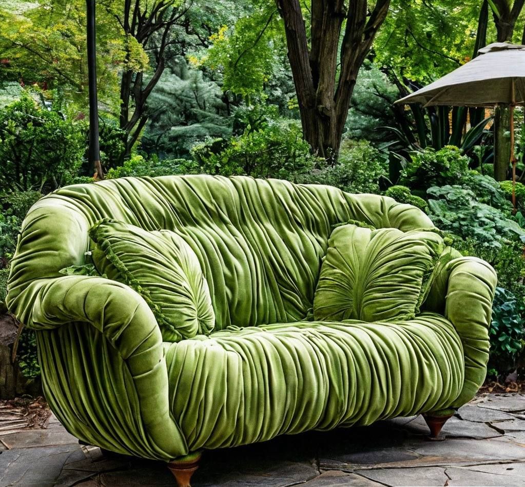 Cabbage sofa