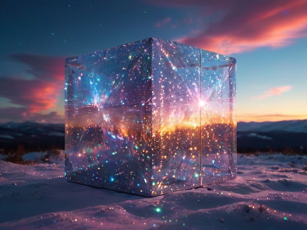 Rainbow in a cube