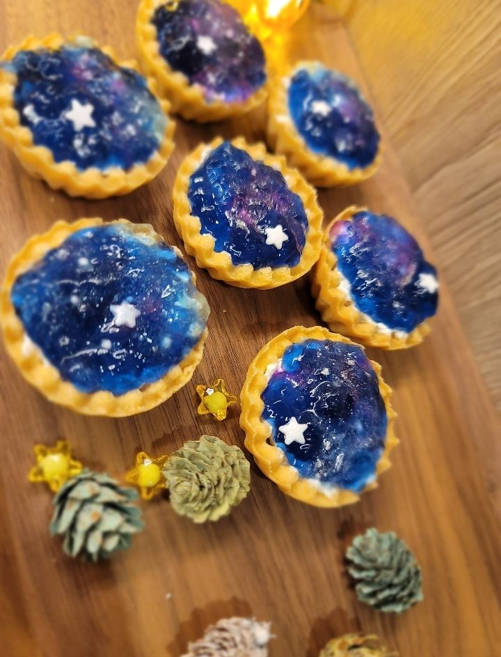 Starry Night Cheese Tart