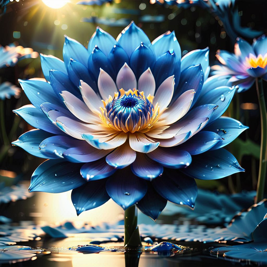 blue  lotus flo