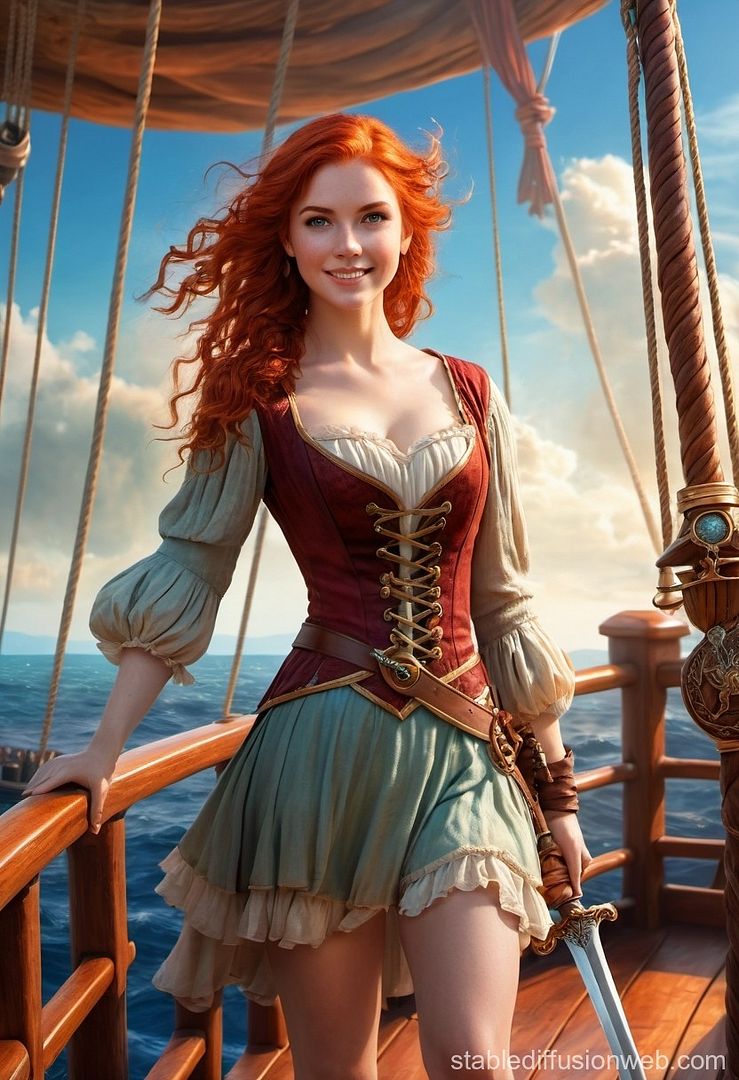 Redhead pirate