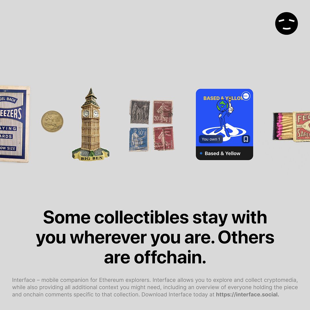 #3 – Some collectibles stay with you wherever you are. Others are offchain.