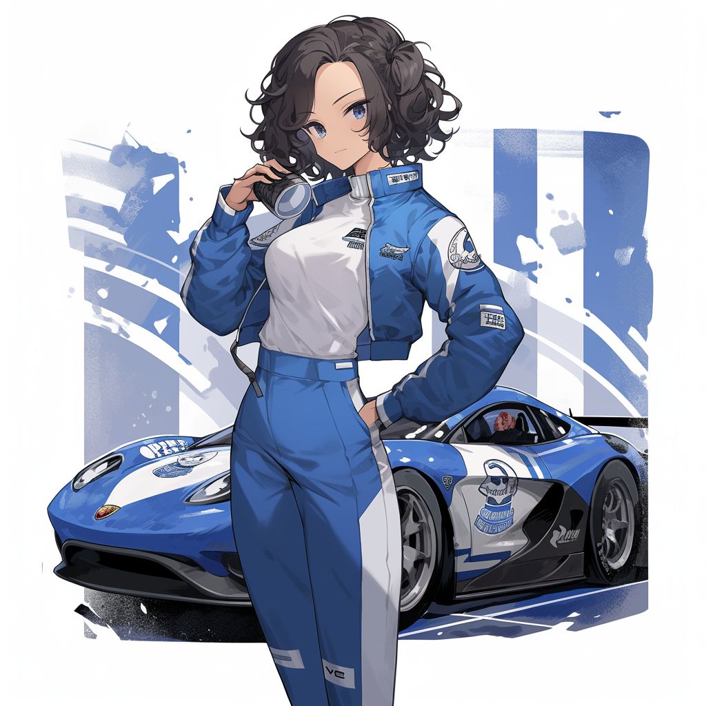 Flash Becomes a Racing Model レーシングモデルとなったフラッシュ(indigo ver.)