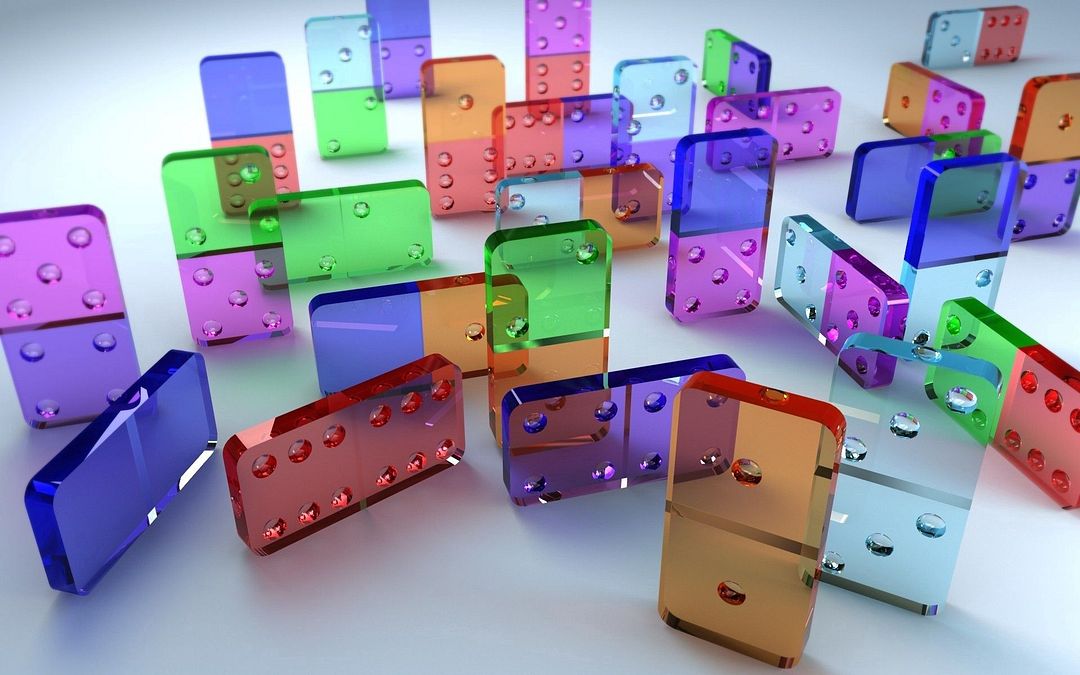 colorful dominoes