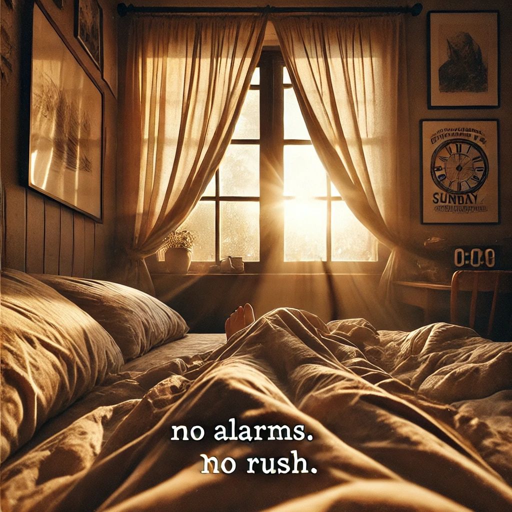 No alarms. No rush. Just slow mornings and sunlight through the curtains.