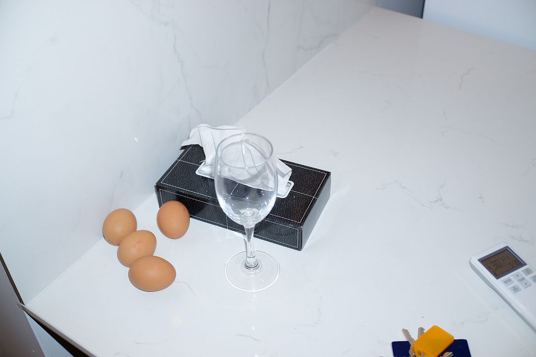 Still Life with Eggs and Tissues