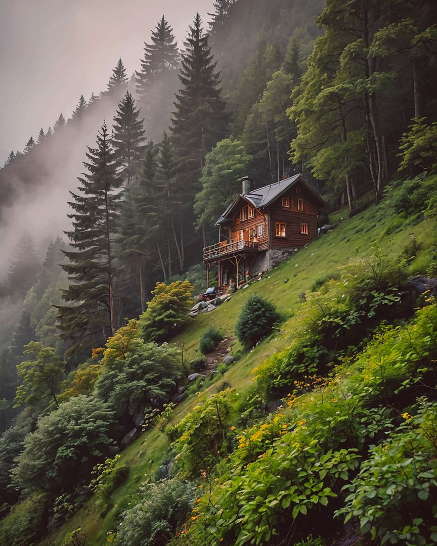 house in the forest