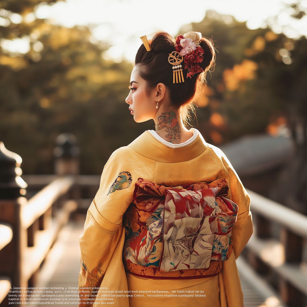 A woman standing on a bridge.