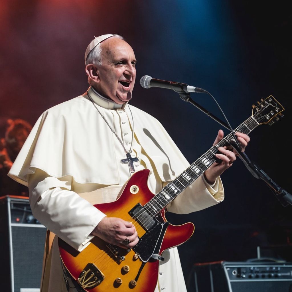 Pope rocks