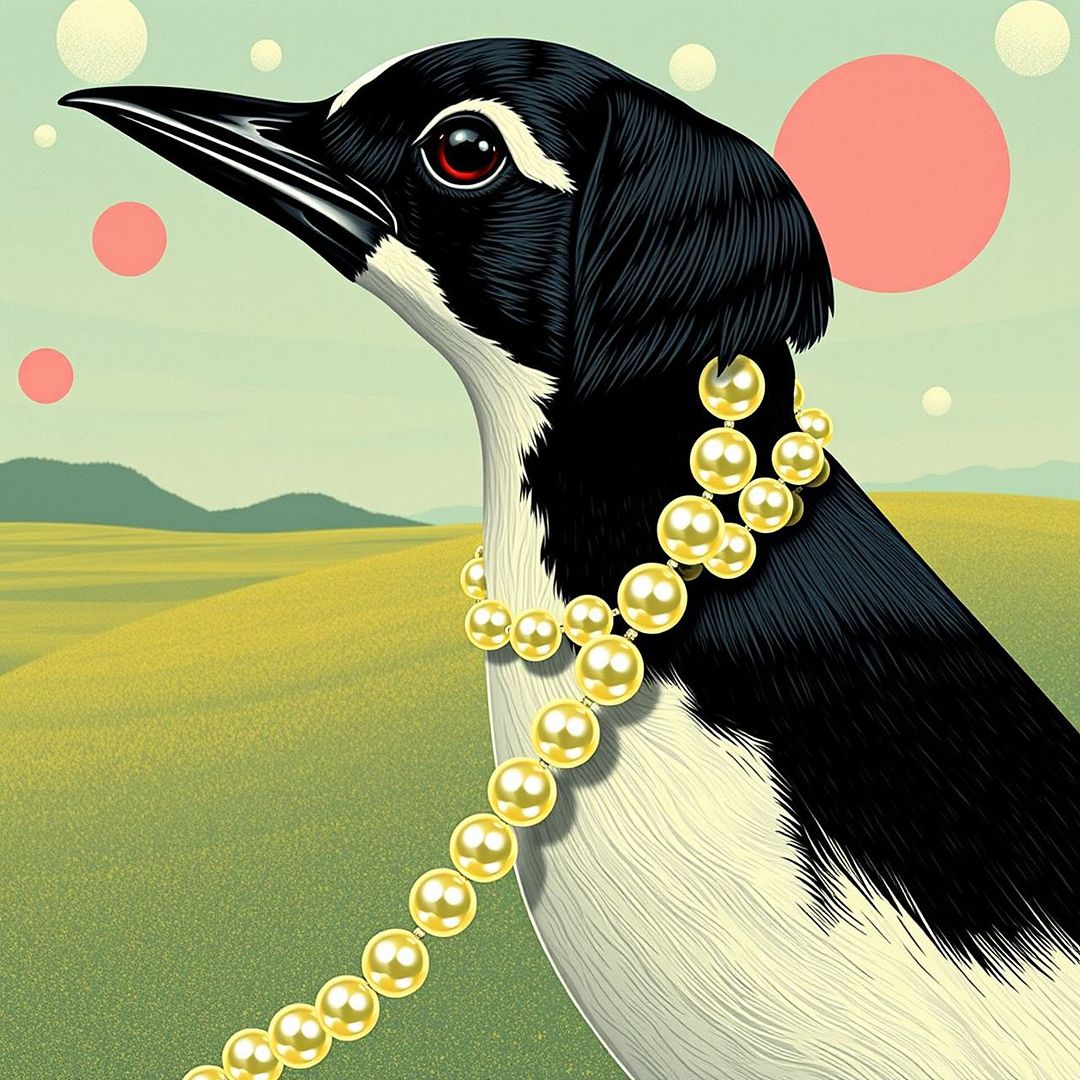 wagtail in pearls 3