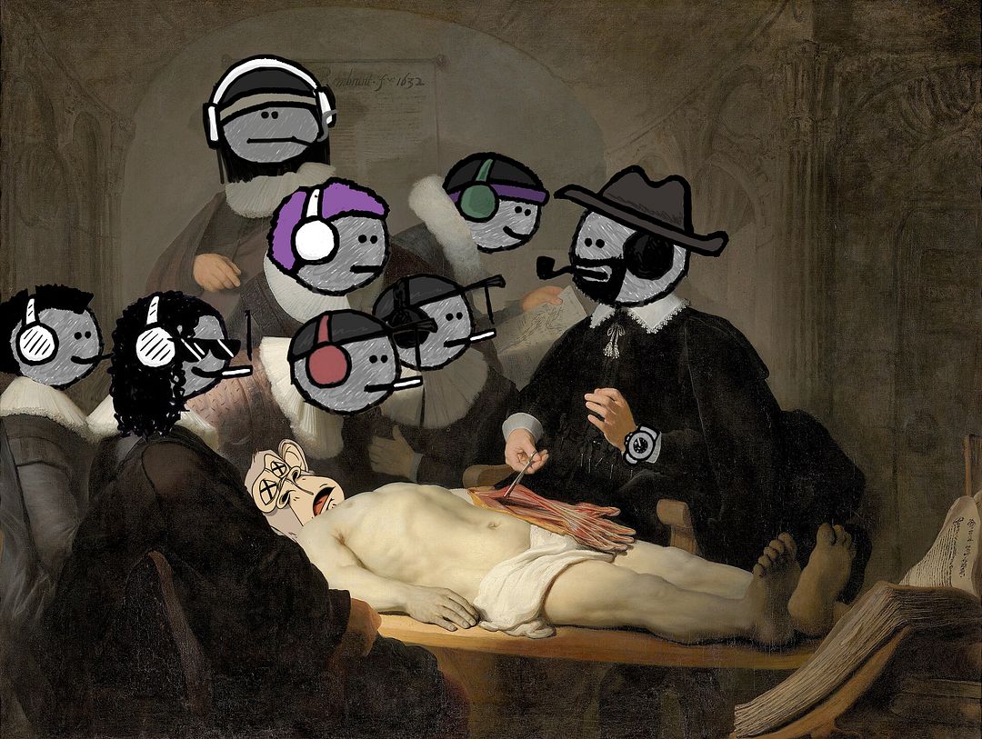 the anatomy lesson of mfers (1632)