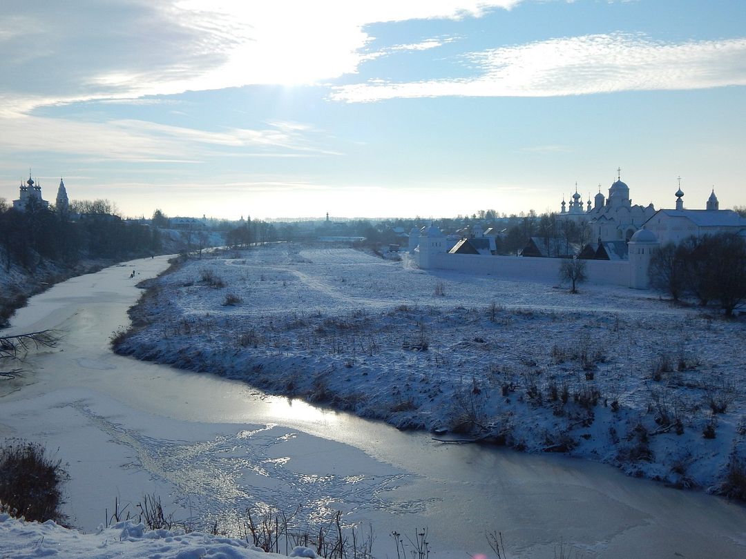 Frozen river