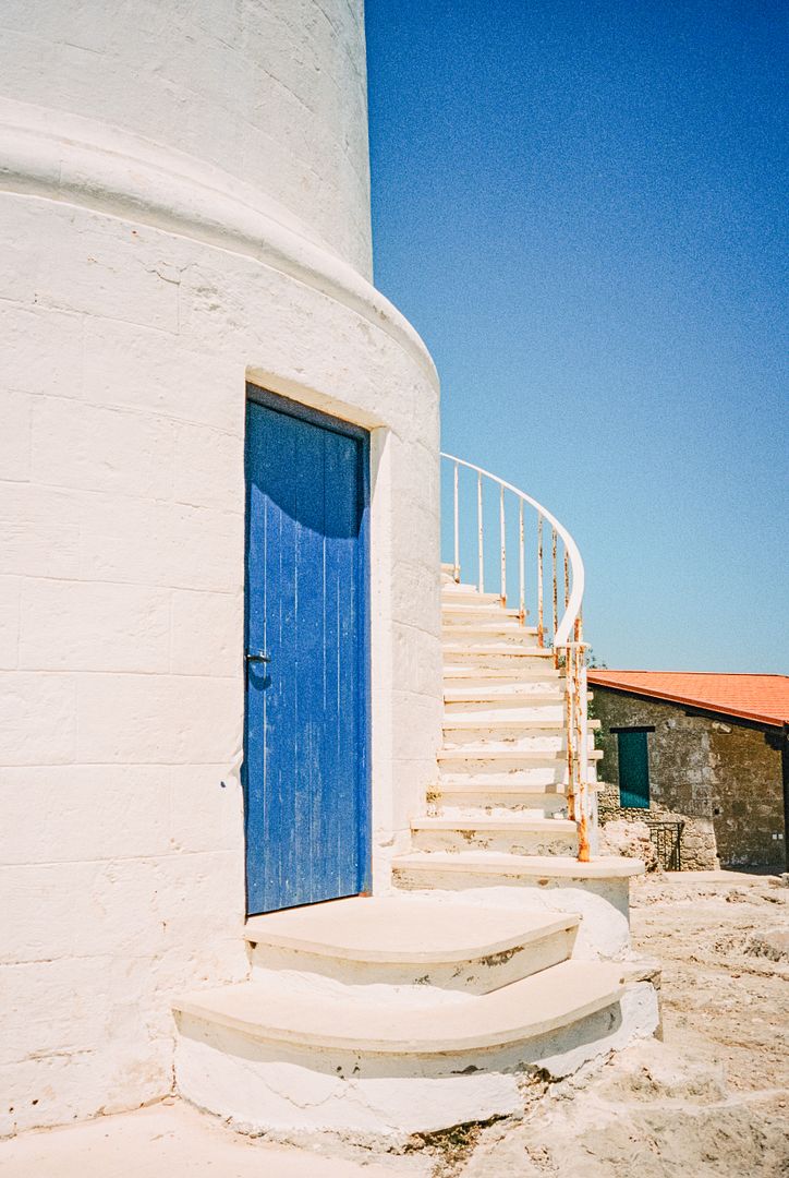 Blue door