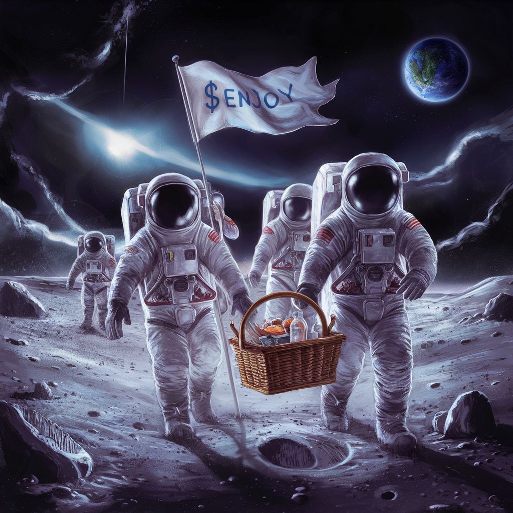 Enjoy Astronauts in Moon