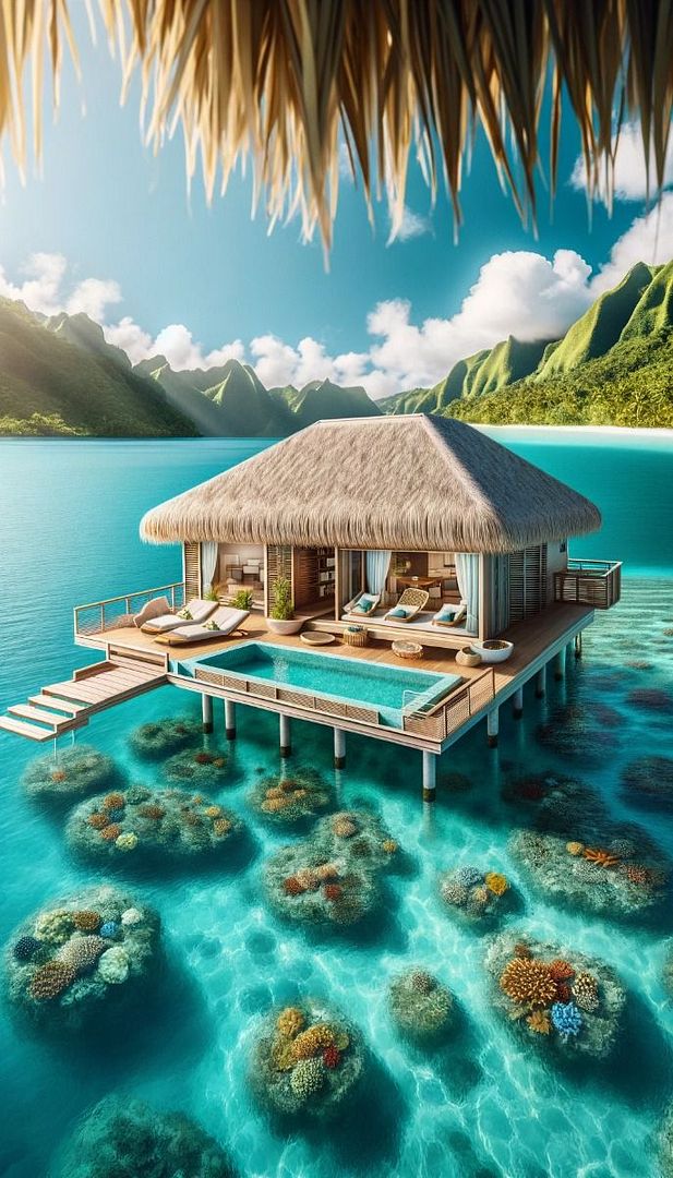 Overwater Bungalow Paradise, Bora Bora