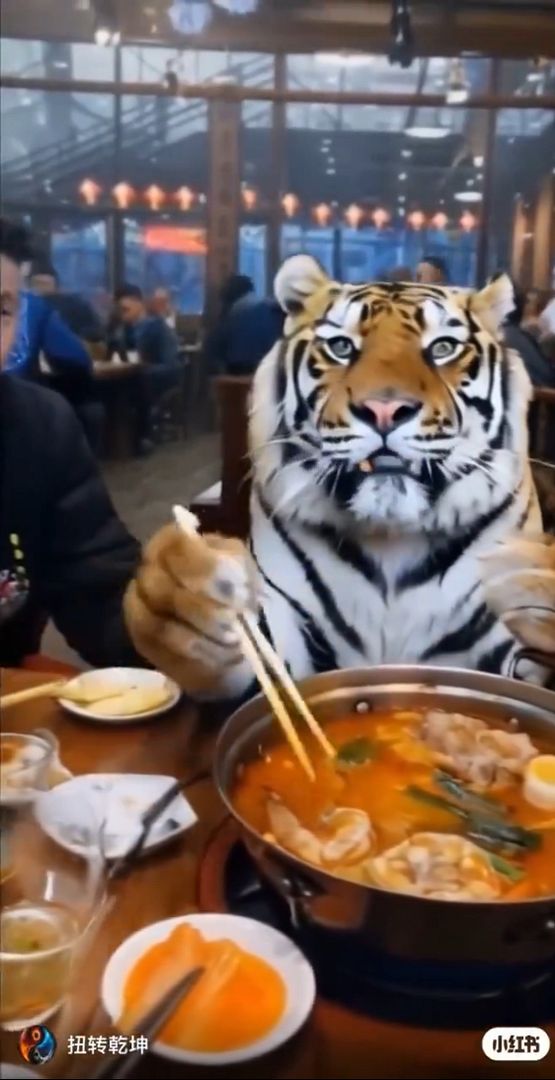 Tiger Eating HotPot