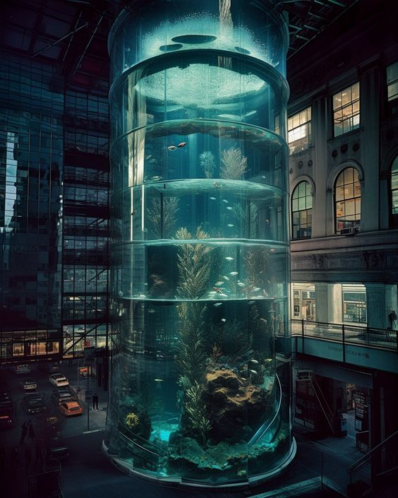 Huge aquarium