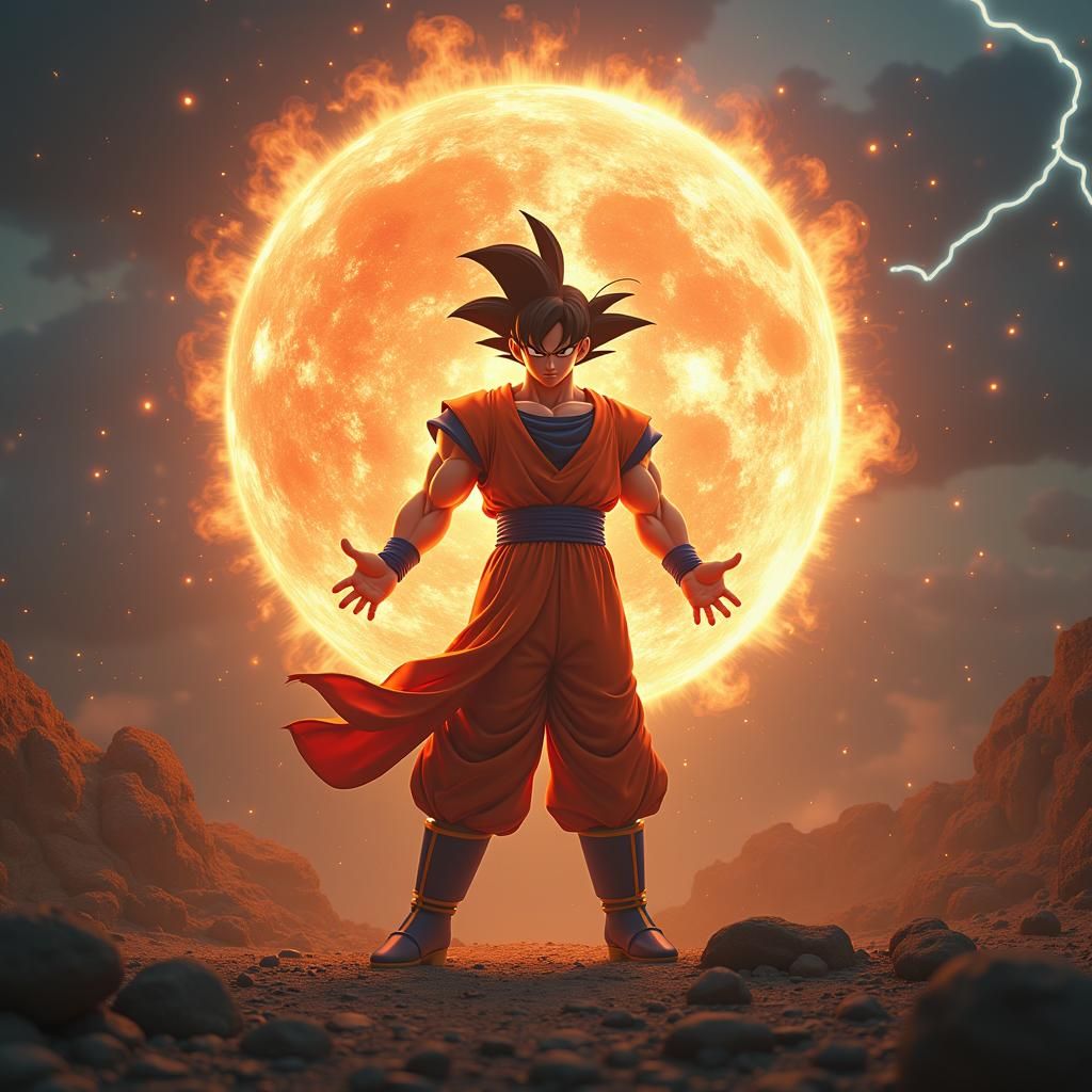 THROW THE SPIRIT BOMB GOKU!!