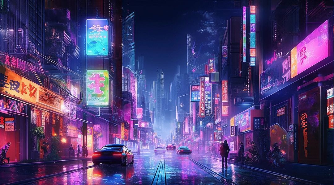 Cyberpunk Night Echoes