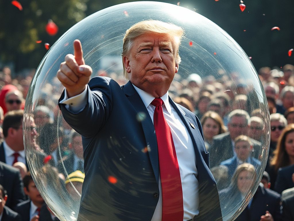 Trump on Zorb 2