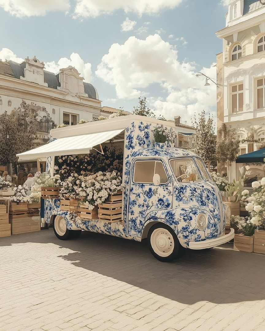 Floral Delights on Wheels