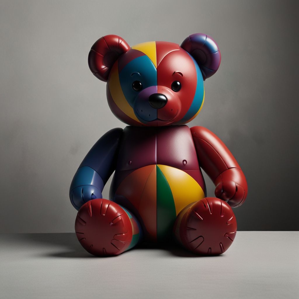 Plastic toy bear