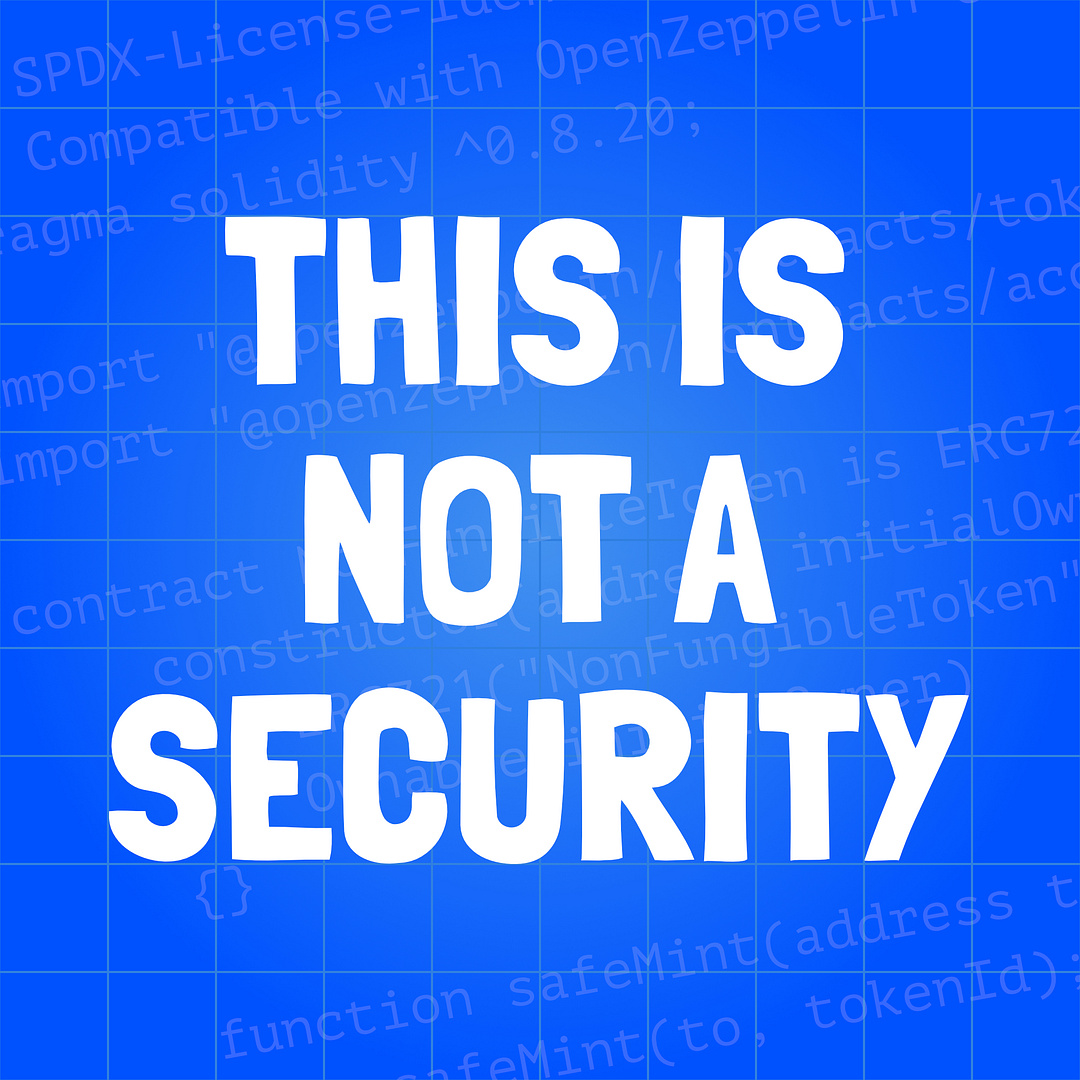 THIS IS NOT A SECURITY