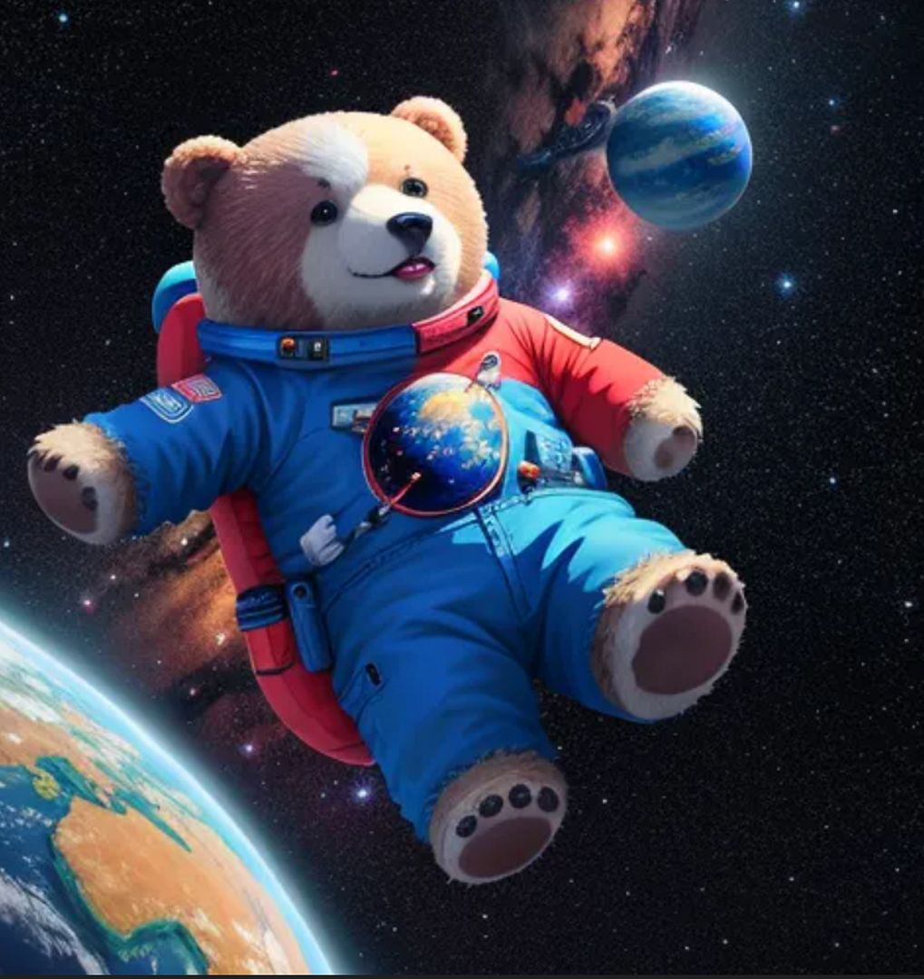 Teddy in Space