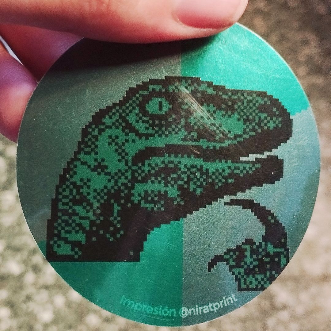 Philosoraptor: IRL sticker