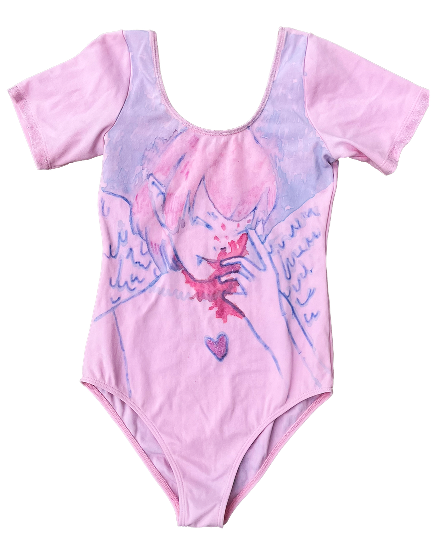 painted this pinky swimsuit and made a love ly png now its forever in the internet