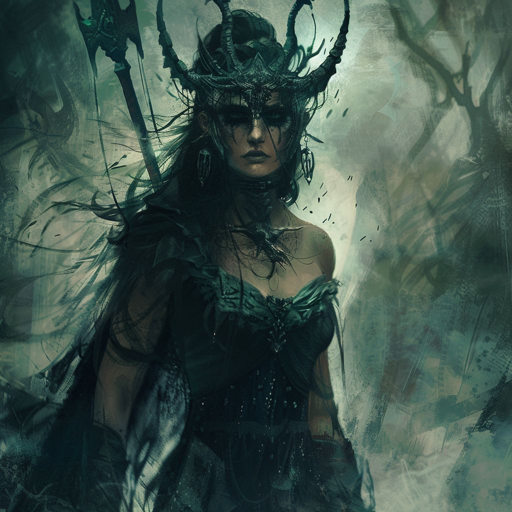 Hel - goddess of the kingdom of the dead