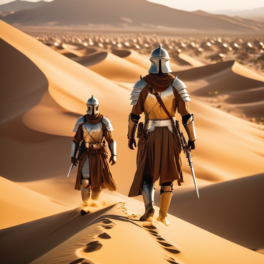 Warriors in the dune