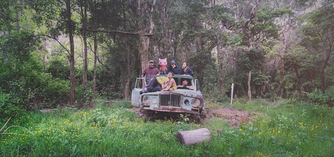 Chiri & fam at Bosque Gracias Spring Art Residency 2024