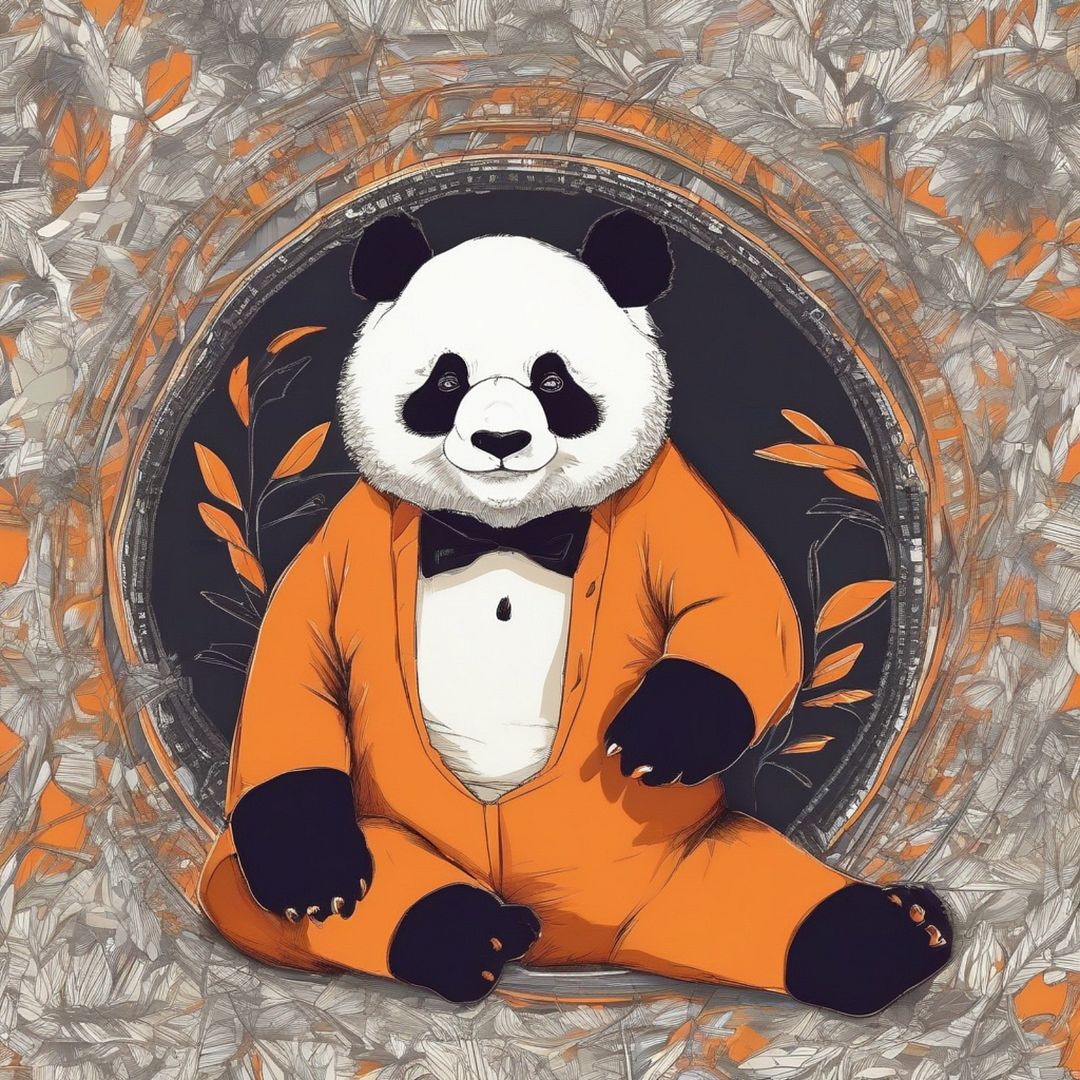 sexy orange panda