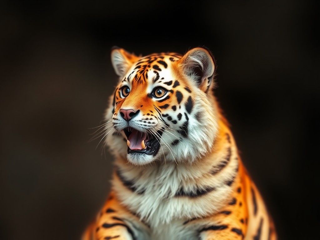 A Tiger Cub's Curious Gaze