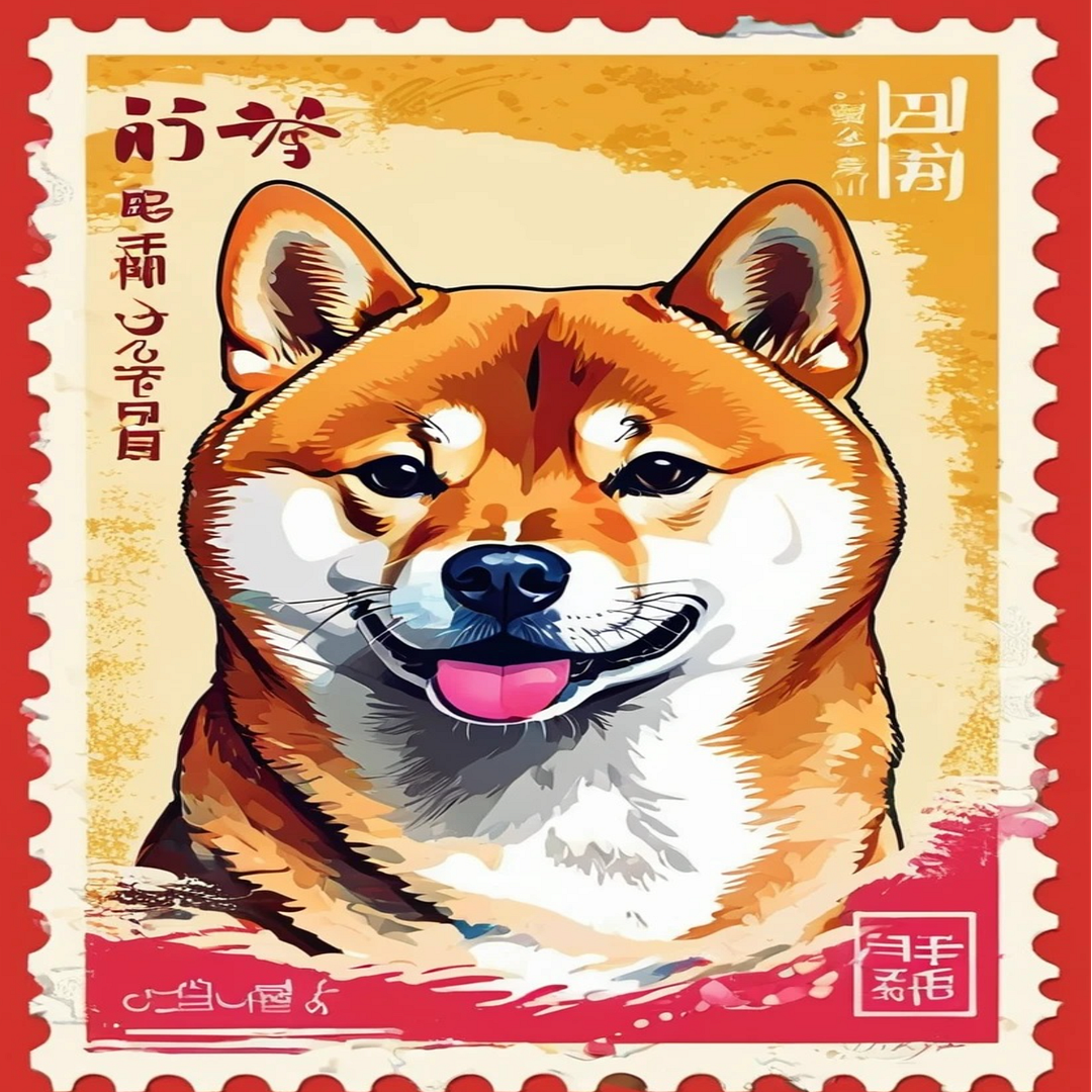 stamp shiba2