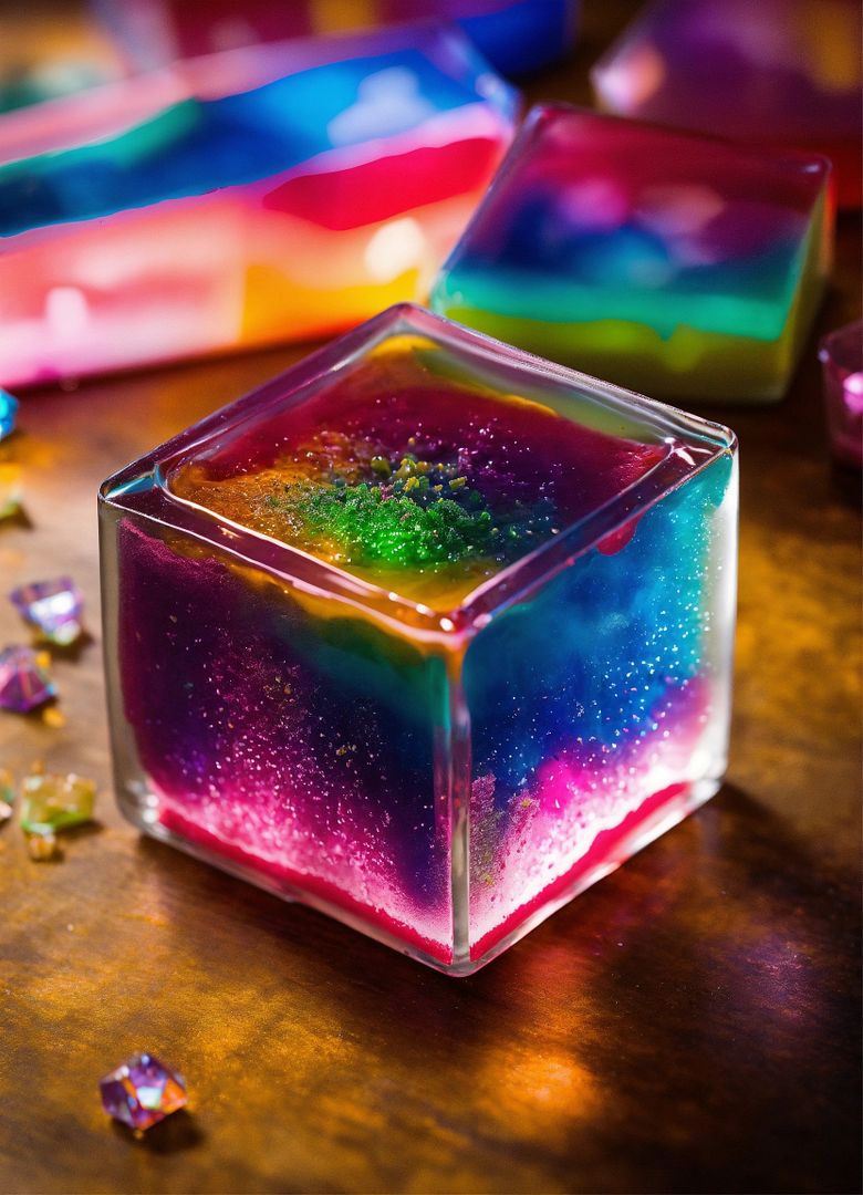 Iridescent cube