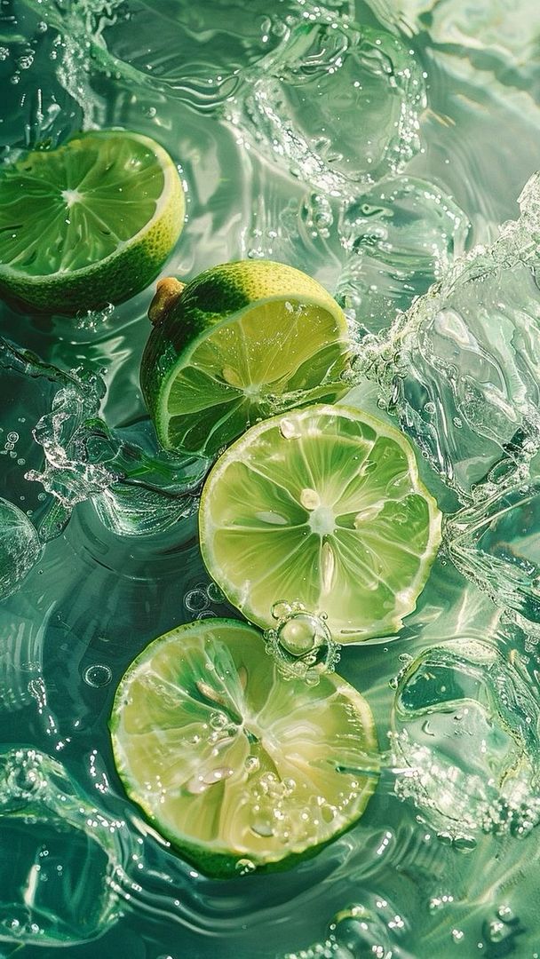 Lime in water