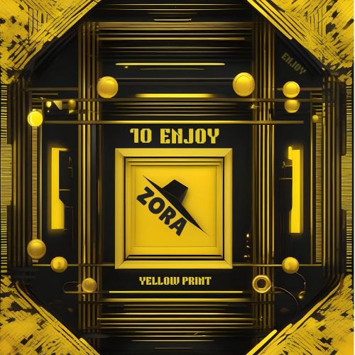 10 ENJOY ~ Yellow Print