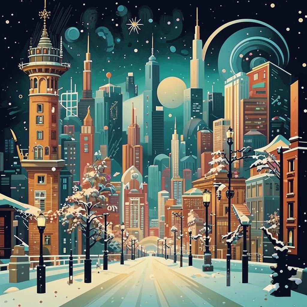 Winter city Y