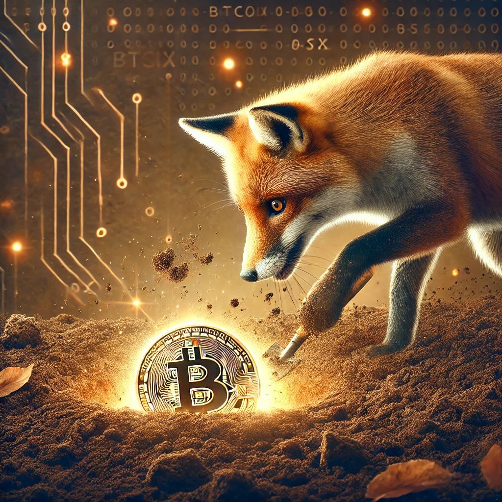 Dog mining Bitcoin