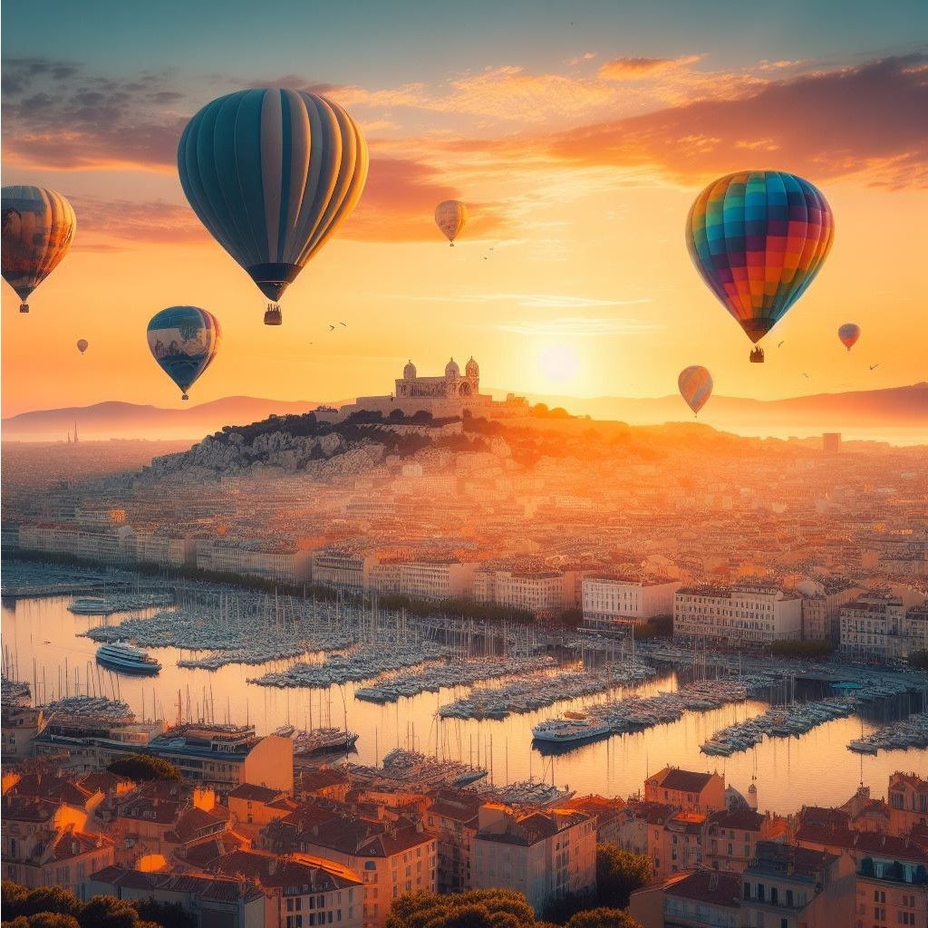 Balloons over Marseille