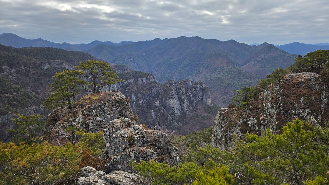 Awesome view of Juwangsan Mountain! 240216 Cheongsong Gyeongsangbuk-do, South Korea