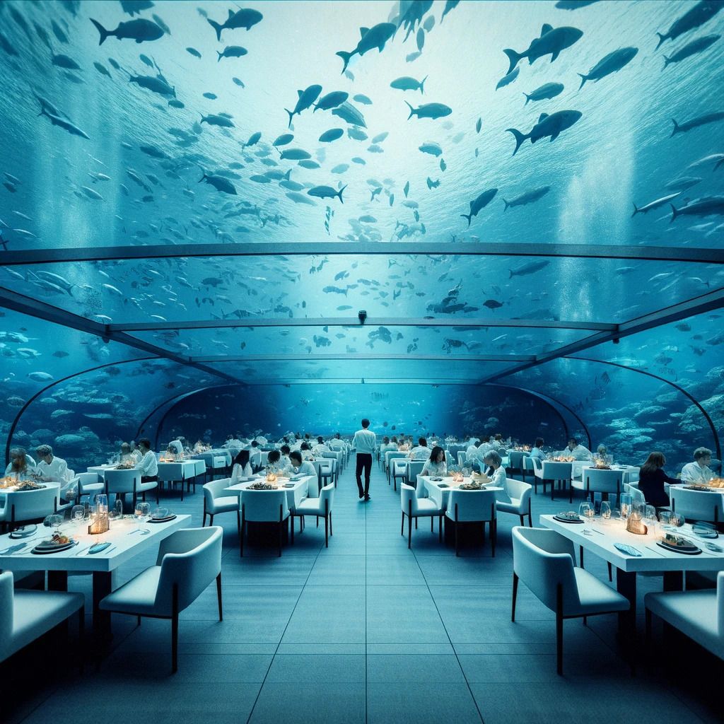 An_underwater_restaurant_where_visitors_can_enjoy_